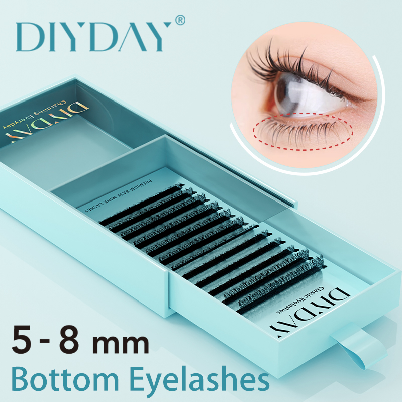 Eyelash Extension Natural Classic - DIYDAY Estensione ciglia inferiori B/C 5mm