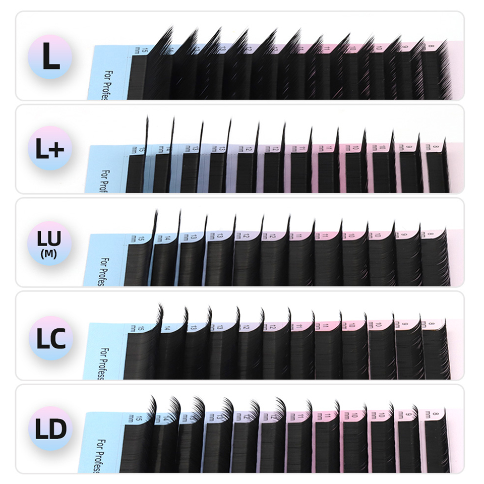 Eyelash Extension Russian - RUJADE L L + LC LD