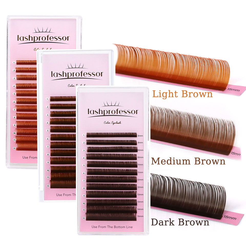 Eyelash Extension Natural Classic - Ciglia color cioccolato cacao Ciglia individuali