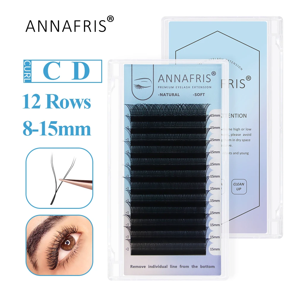 ANNAFRIS YY Forma Estensione c - Eyelash Extension Yy recensione e prezzo