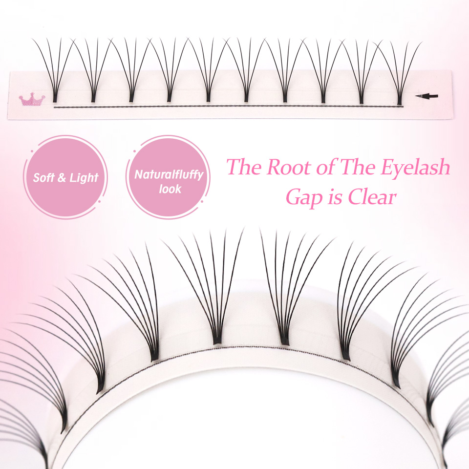 AGUUD Morbido Naturale Premade - Eyelash Extension Russian recensione e prezzo