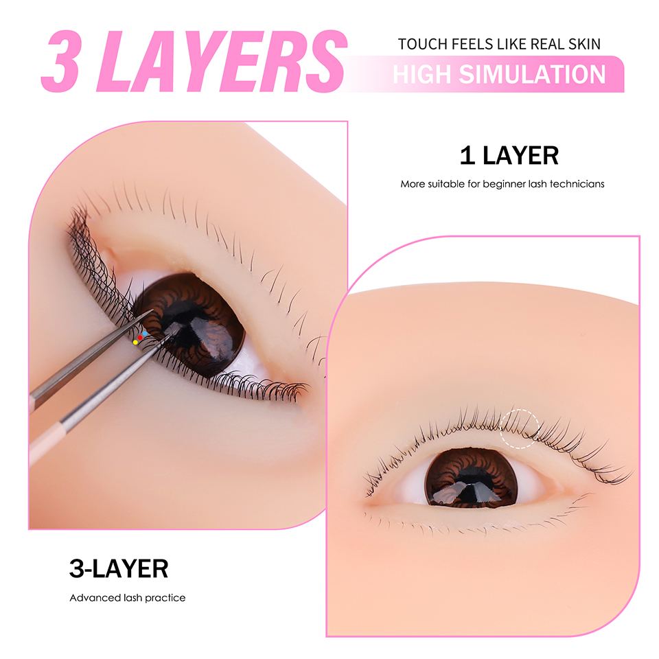 Modello di Occhio in Silicone  - Eyelash Extension Natural Classic recensione e prezzo