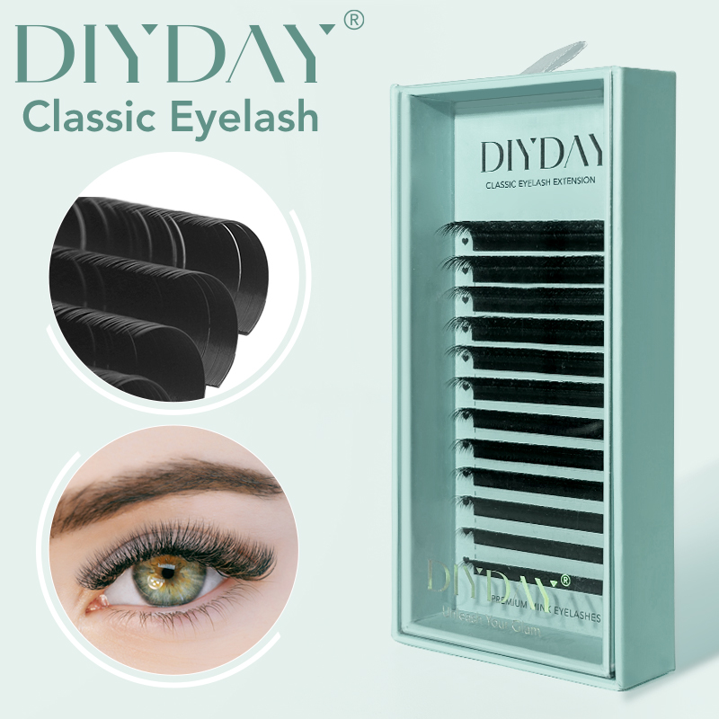 DIYDAY 16 Righe Ciglia di Viso - Eyelash Extension Natural Classic recensione e prezzo