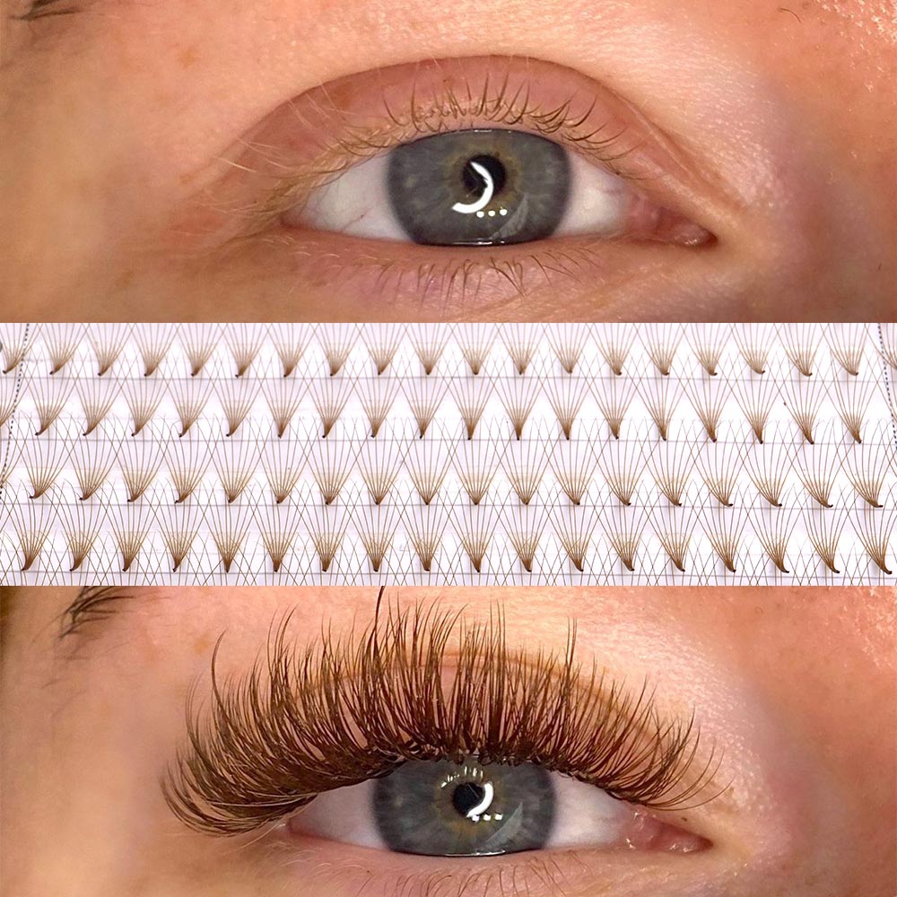 320 Ventagli Premade Colorati  - Eyelash Extension Russian recensione e prezzo