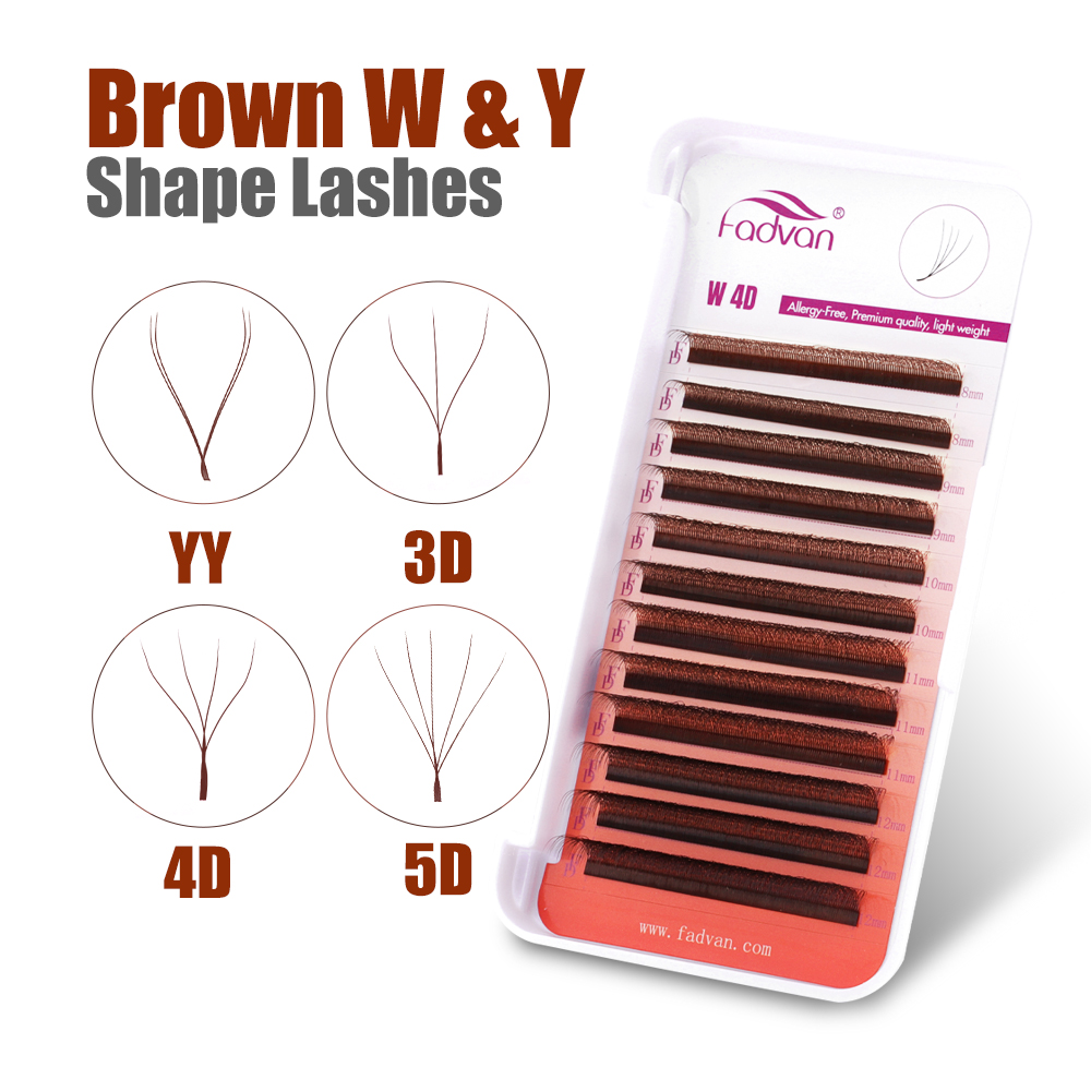 FADVAN Marrone 4D/3D/5D ciglia - Eyelash Extension Yy recensione e prezzo