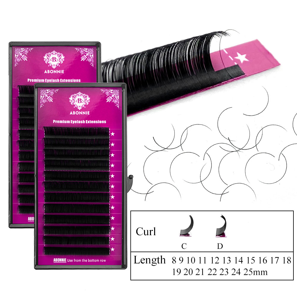 Abonnie B Curl 8-15mm Ciglia f - Eyelash Extension Natural Classic recensione e prezzo
