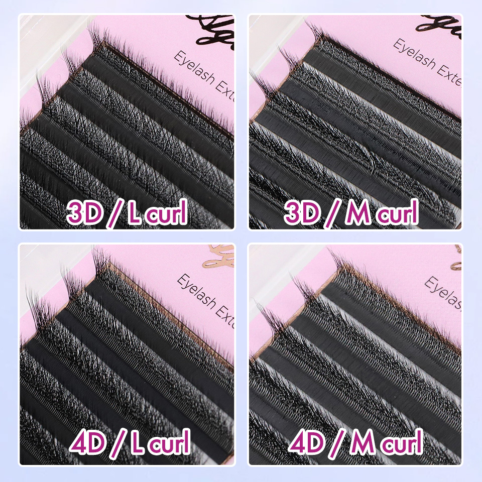 Ciglia a forma di W AGUUD L M, - Eyelash Extension Yy recensione e prezzo