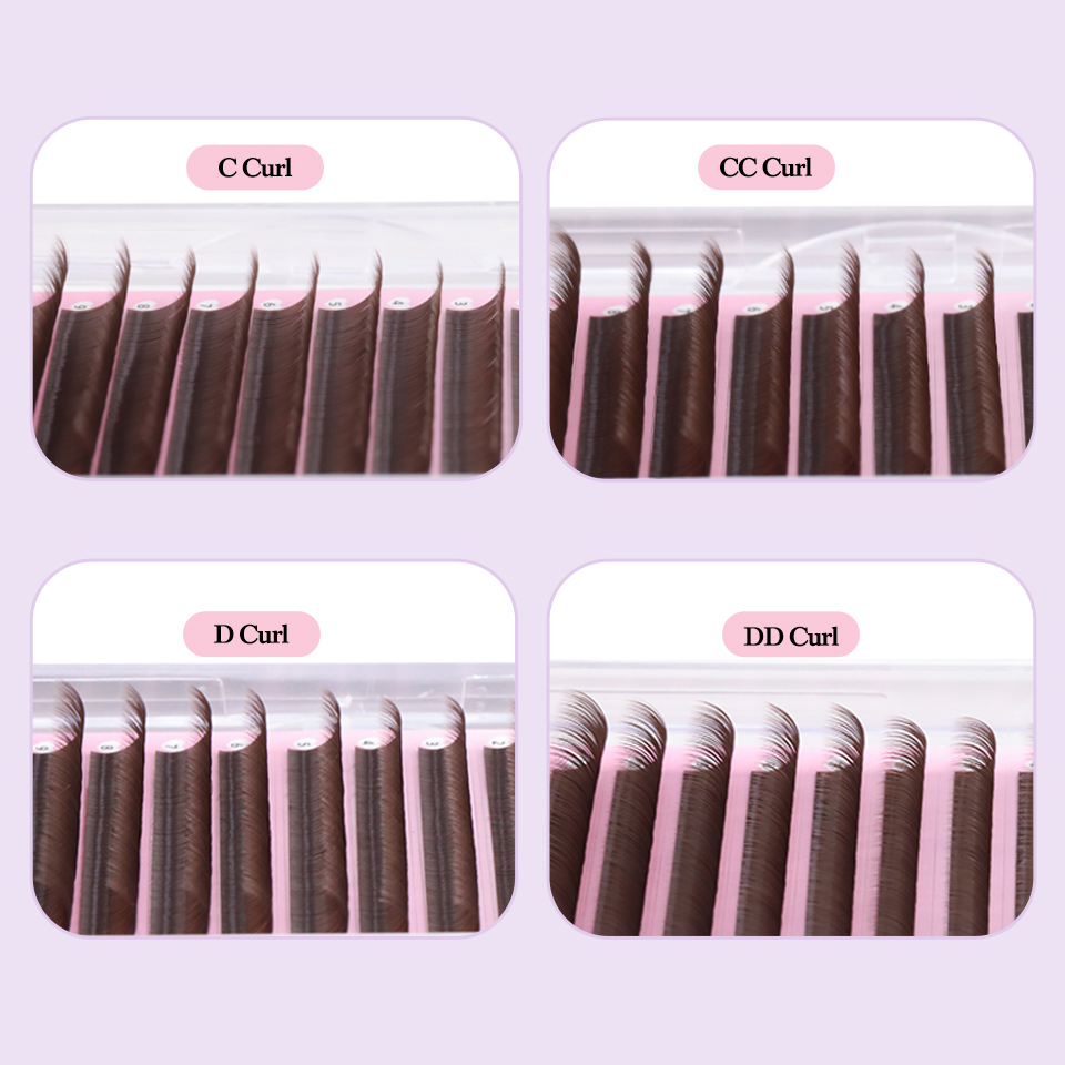 Ciglia color cioccolato cacao  - Eyelash Extension Natural Classic recensione e prezzo