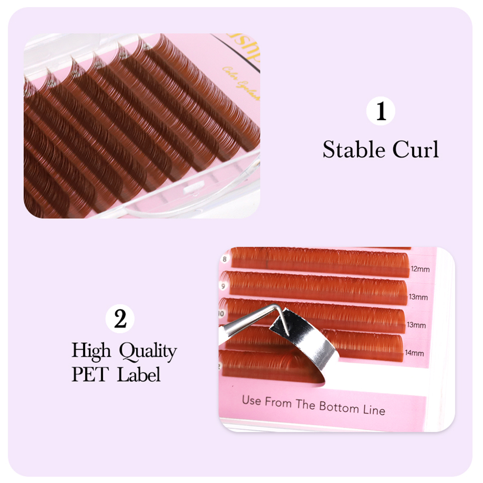 Ciglia color cioccolato cacao  - Eyelash Extension Natural Classic recensione e prezzo