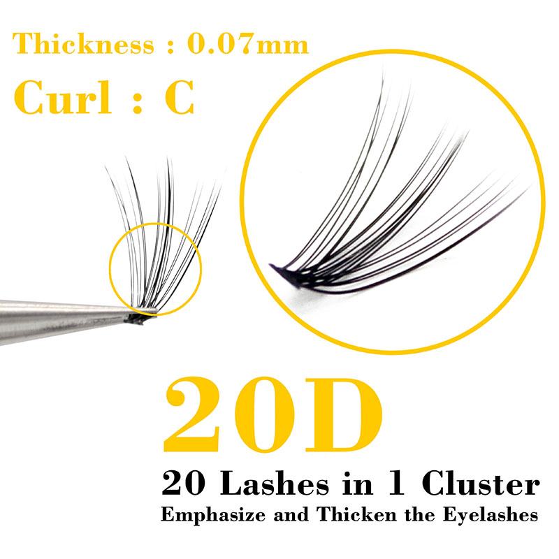 Kimcci 60 Bundles Estensione c - Eyelash Extension Russian recensione e prezzo